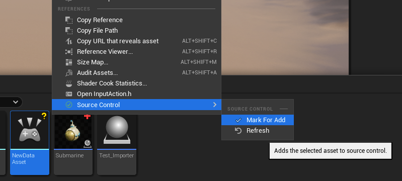 Mark For Add File